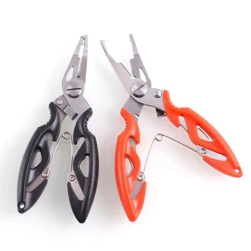 Fishing Hook Remover - คีมตกปลาอเนกประสงค์ กรรไกร อุปกรณ์ตกปลา ตัดสายเบ็ด ตัดเหยื่อ ถอดตะขอ