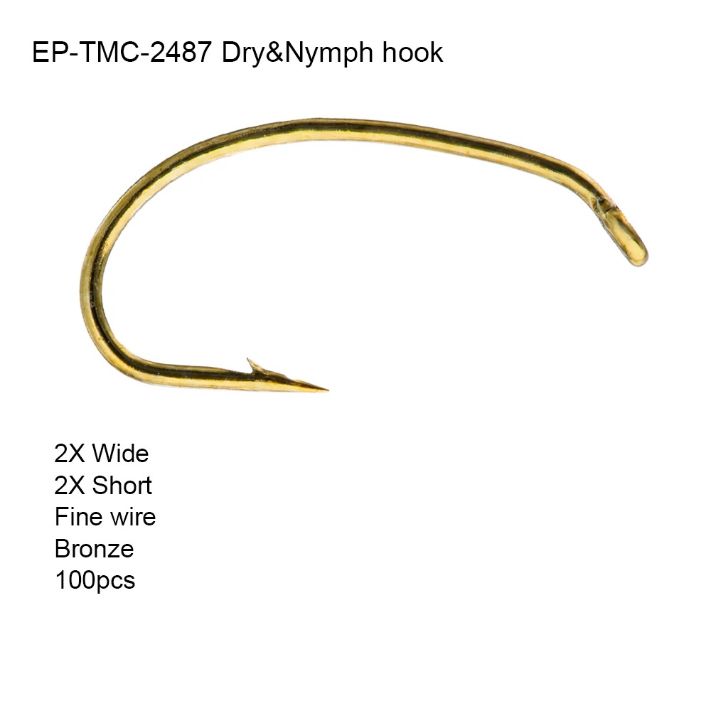 เบ็ดตกปลาแห้ง Eupheng 100 ชิ้น - Fishing Hook Barbless บทวิจารณ์และราคา