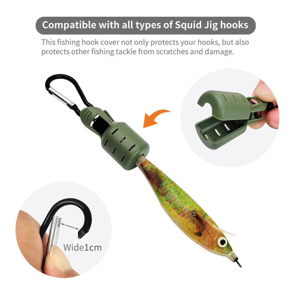 ปลอกหุ้มตะขอจิ๊กปลาหมึก วัสดุ  - Fishing Hook Size บทวิจารณ์และราคา