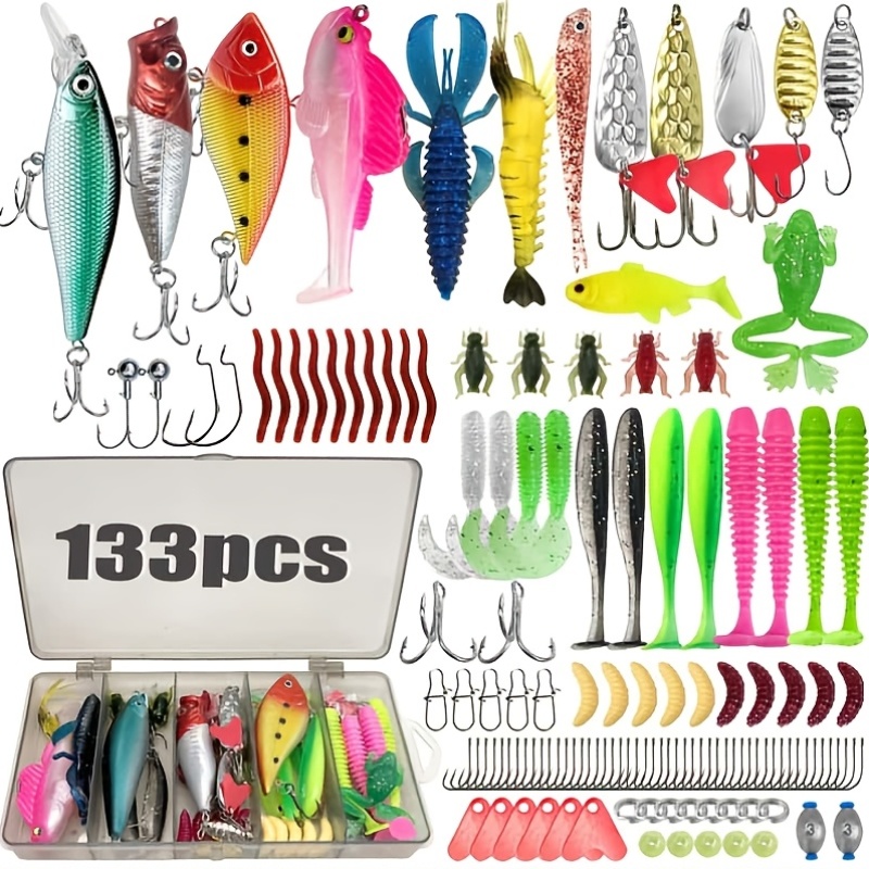 ชุดอุปกรณ์ตกปลาพรีเมียม 133 ชิ - Fishing Hook Jig บทวิจารณ์และราคา